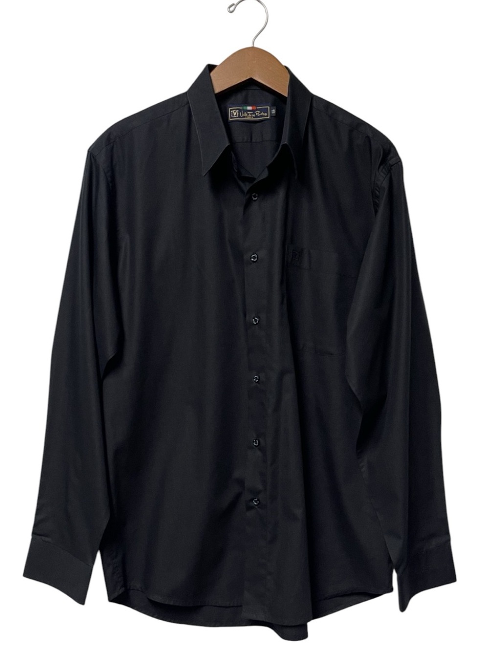 Valentino Rudy Black Long Sleeve Button Down  Dress Shirt Men’s 16 1/2